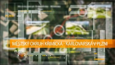 Animace: Městský okruh Křimická – Karlovarská v Plzni | AVIDIS