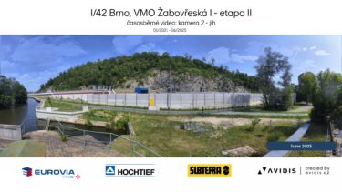 VMO Žabovřeská Brno, jih – timelaps