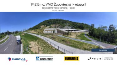 VMO Žabovřeská Brno, sever – timelaps